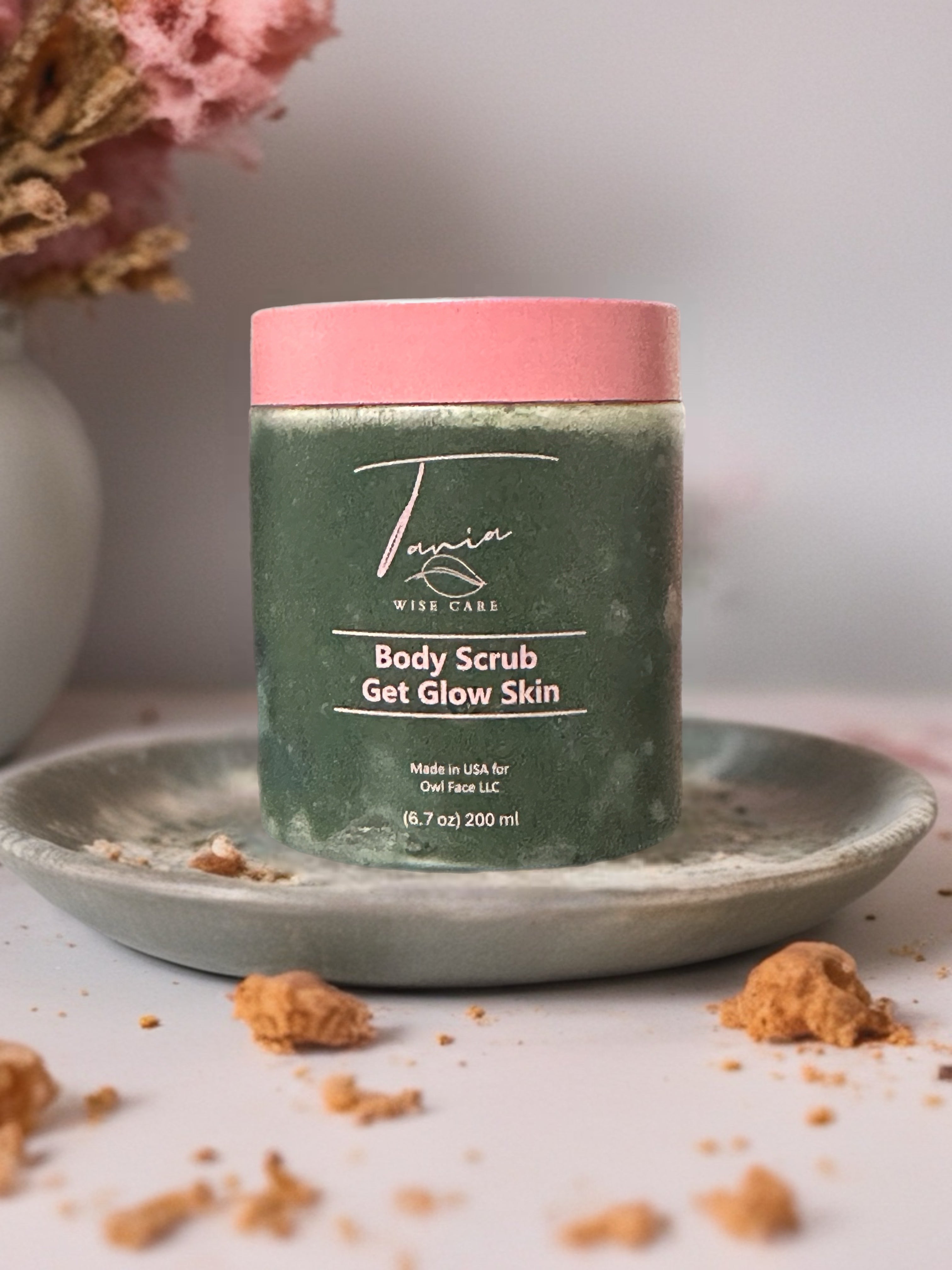Black Sugar Body Scrub “Exfoliate, Nourish & Reveal Radiant Skin