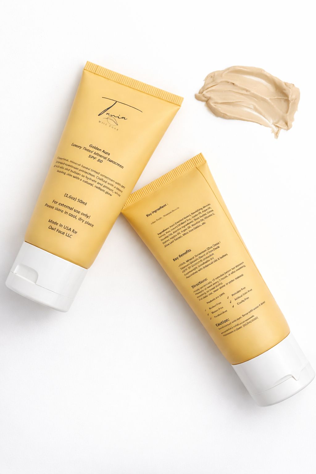 Golden Aura Luxury Tinted Mineral Zinc moisturizer
