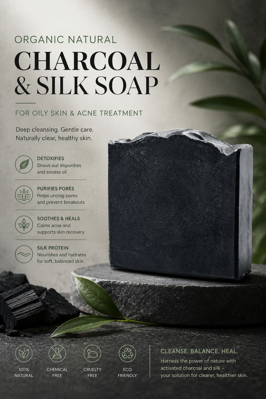 Charcoal Soap Bar